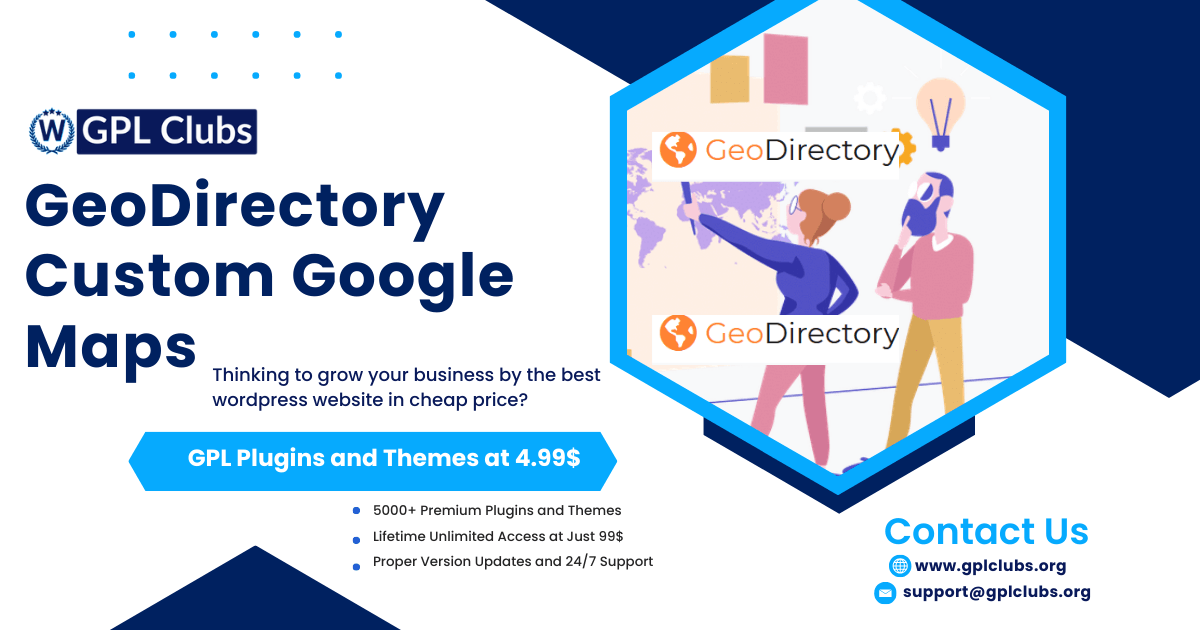 GeoDirectory Custom Google Maps