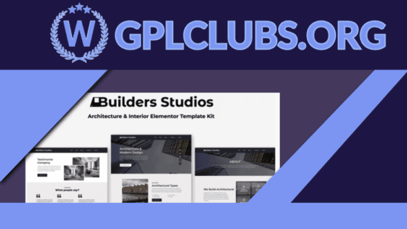 5Builders Studios - Architecture and Interior Elementor Template Kit