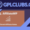 AffiliateWP - Tiered Affiliate Rates
