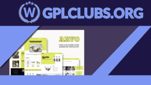 Arvo - Food & Milk Drink Store Elementor Template Kit