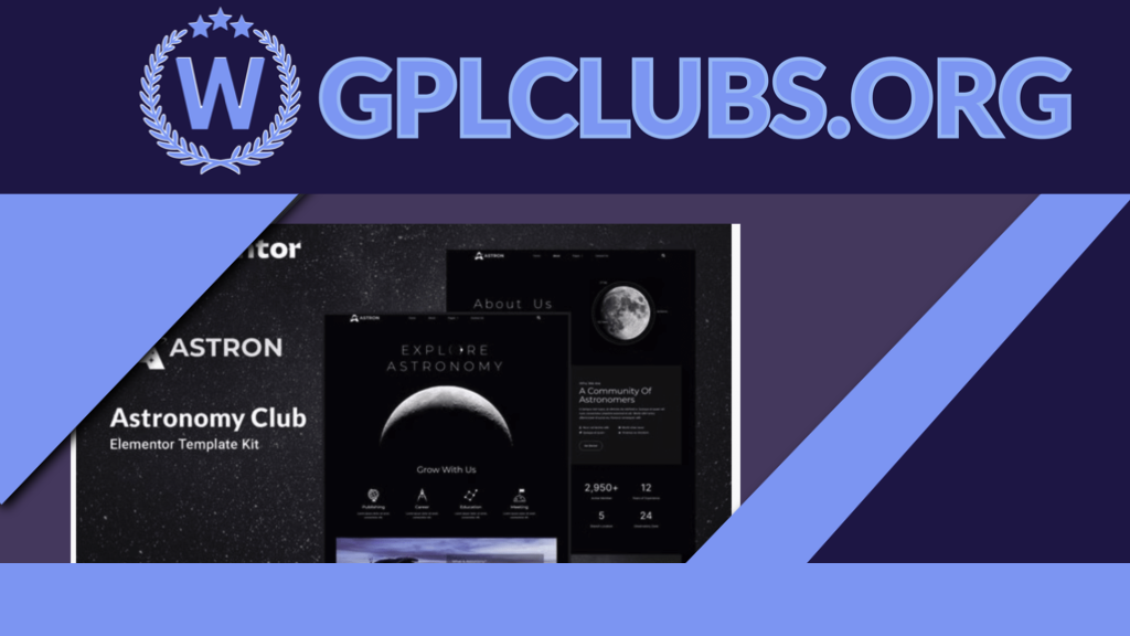 Astron - Astronomy Elementor Template Kit Astron - Astronomy Elementor Template Kit