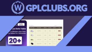 BWD Ajax Data Table Addon For Elementor