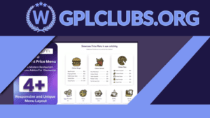 BWD Restaurant Price Menu for Elementor