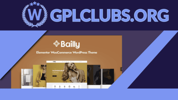 Bailly - Elementor WooCommerce WordPress Theme