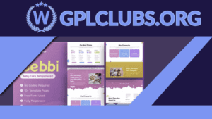 Bebbi - Creative Baby Care Elementor Pro Template Kit