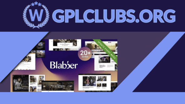 Blabber Elementor Blog And Magazine Theme