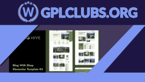 Blog Hive - Personal Blog Elementor Template Kit