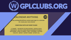 Calendar Anything | Show any existing WordPress custom post type in a calendar