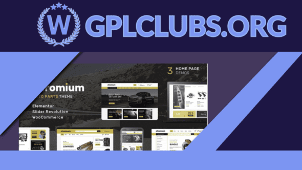 Chromium - Auto Parts Shop WordPress Woo Theme