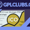 Crypto ICO List Widgets Pro - WordPress ICO Database Plugin