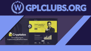 Cryptokn ICO Landing Page and Cryptocurrency WordPress Theme