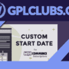 Custom Start Date for WooCommerce Subscriptions