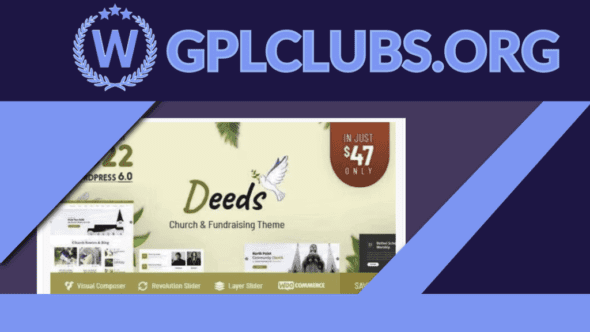 Deeds - Best Responsive Nonprofit Church WordPress Theme