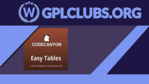 Easy Tables - Table Manager for WPBakery Page Builder
