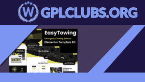 EasyTowing - Emergency Towing Service Elementor Template Kit