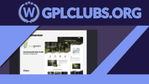 Ecogreen - Environmental Non Profit Elementor Template Kit