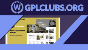 Excava - Heavy Equipment Rental Elementor Template Kit