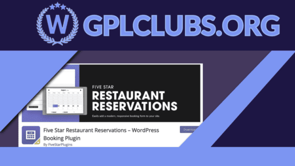 Five Star Restaurant Reservations Premium - WordPress Booking Plugin