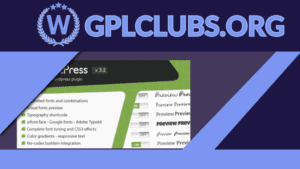 FontPress - WordPress Font Manager