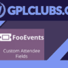 FooEvents Custom Attendee Fields