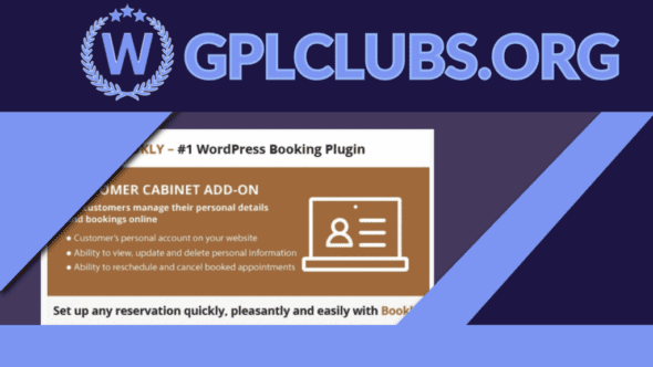 GDPR Solution Bookly Customer Cabinet (Add-on)