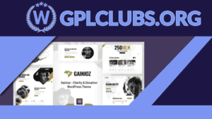 Gainioz - Charity and Donation WordPress Theme