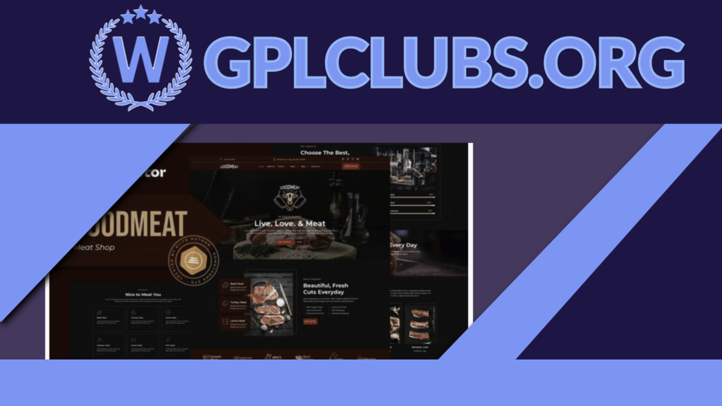 Goodmeat - Meat Shop and Butcher Elementor Template Kit Goodmeat - Meat Shop and Butcher Elementor Template Kit