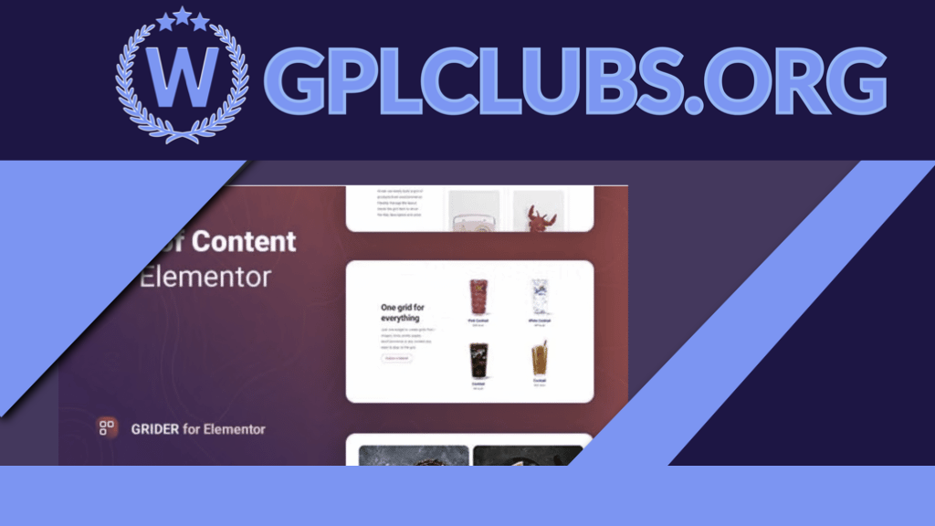 Grider - Grid of Content and Products for Elementor Grider - Grid of Content and Products for Elementor