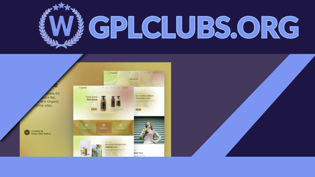 Justime - Juice Bar, Smoothie and Organic Food Elementor Template Kit Justime - Juice Bar, Smoothie and Organic Food Elementor Template Kit