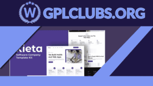 Kieta - App and Software Agency Elementor Template Kit