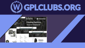 Klein - Cleaning Services Elementor Template Kit