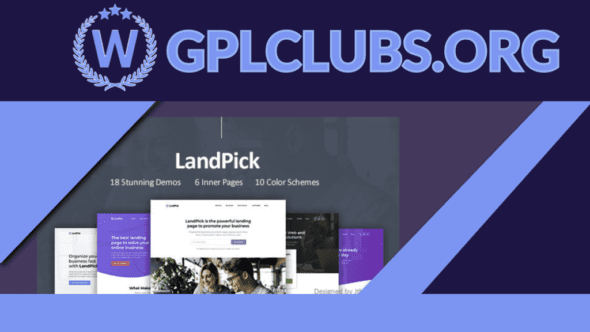 Landpick Multipurpose Landing Pages WordPress Theme