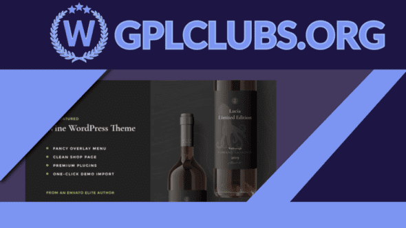 Lucia - Wine WordPress Theme