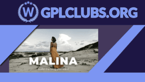 Malina Personal WordPress Blog Theme