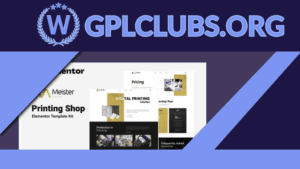 Meister - Printing Shop Elementor Template Kit