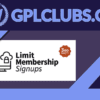 MemberPress Toolbox - Limit Signups