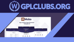 Mobo - App Landing Page Elementor Template Kit