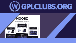 Noobz - E-sports Elementor Template Kit