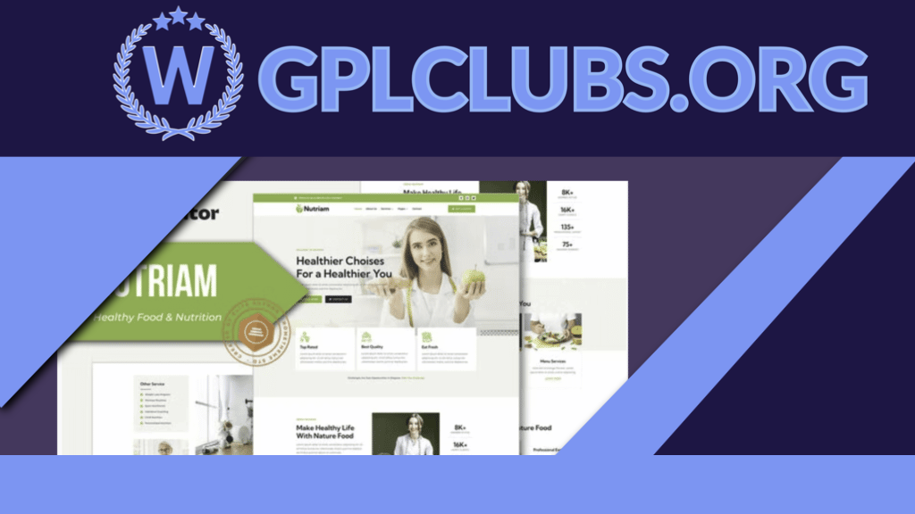 Nutriam - Healthy Food and Nutrition Service Elementor Template Kit Nutriam - Healthy Food and Nutrition Service Elementor Template Kit