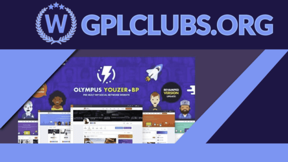 Olympus BuddyPress Theme Social Network