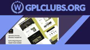 Orgarium - Agriculture Organic Farming Template Kit