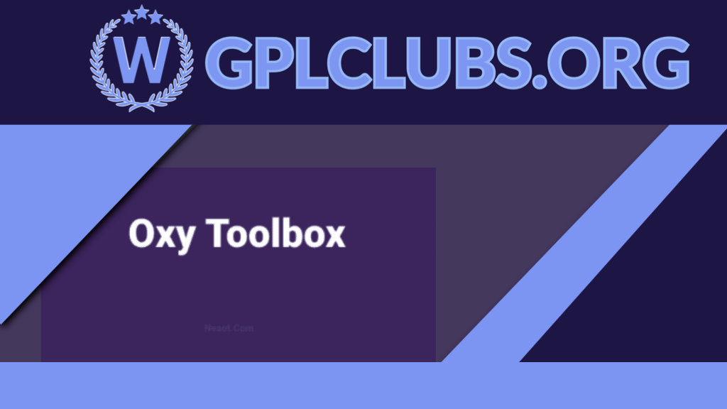 Oxy Toolbox Oxy Toolbox