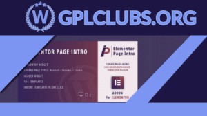 Page Intro for Elementor WordPress Plugin