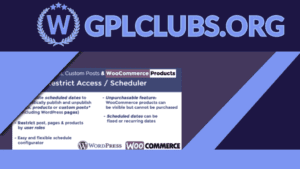 Products Scheduler / Restrict Access