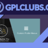 Profile Builder Custom Profile Menus Add-on