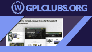 Qubsh - Islamic Centre and Mosque Elementor Template Kit