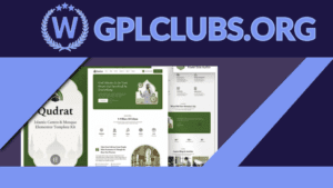 Qudrat - Islamic Center and Mosque Elementor Template Kit