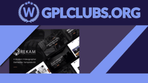 Rekam Kit - Modern Videographer Elementor Template Kit