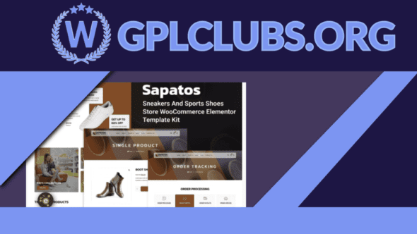 Sapatos - Sneakers and Sports Shoes Store WooCommerce Elementor Template Kit