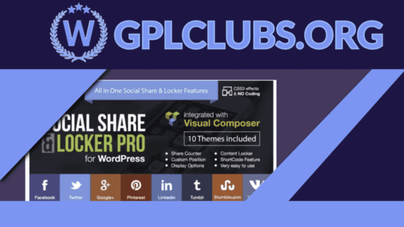 Social Share and Locker Pro WP Plugin